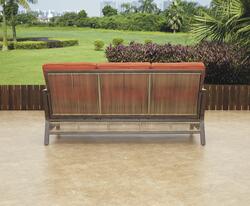 Backyard Creations Hampstead Orange Patio Sofa at Menards