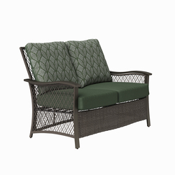 Backyard Creations® Anniston Green Patio Loveseat at Menards®