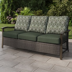 Backyard Creations® Anniston Green Patio Sofa at Menards®