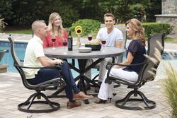 Backyard Creations® Malone Brown 5-Piece Dining Patio Set with Tan