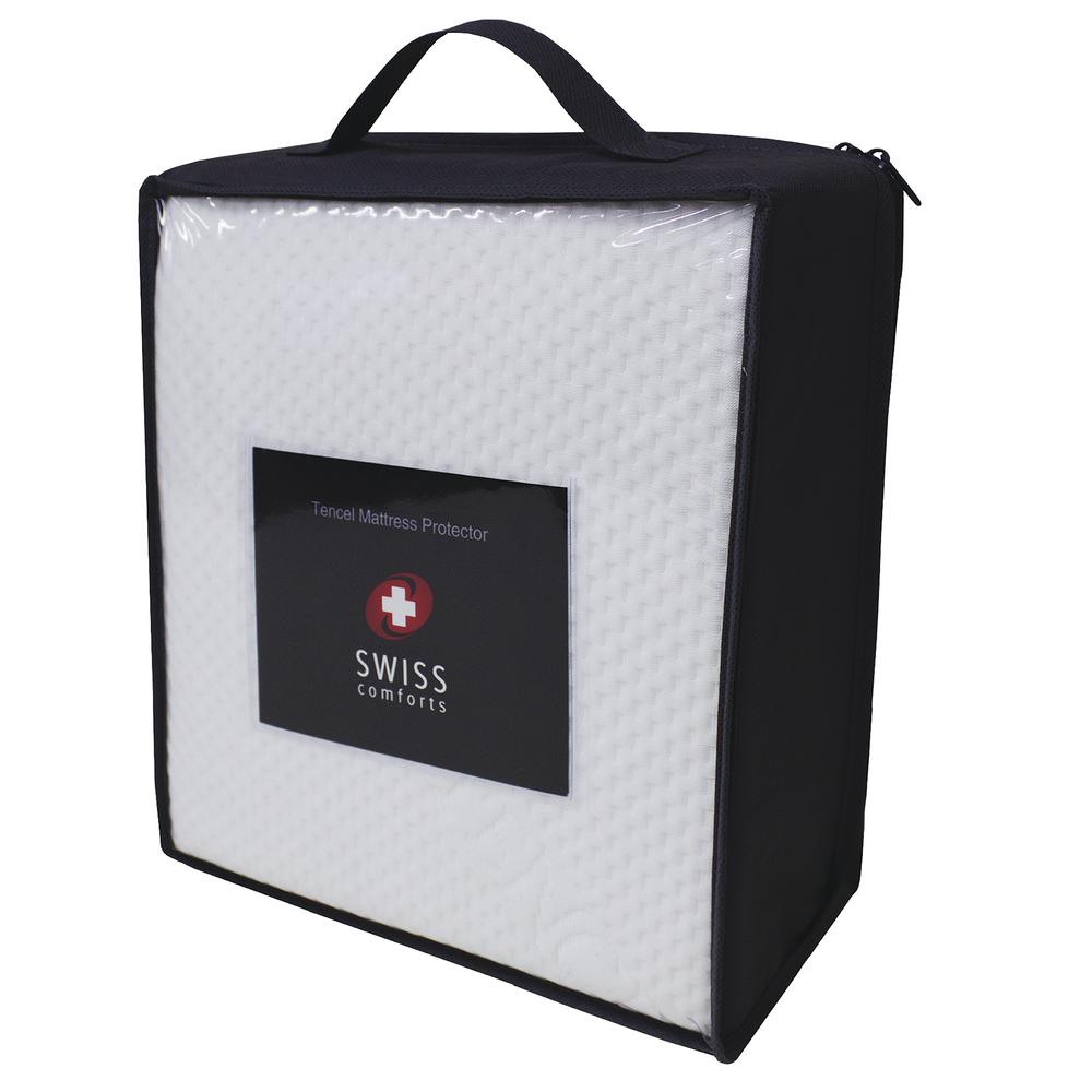 Swiss Comforts Tencel Queen Mattress Protector