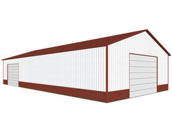 50'W x 99'L x 17'H Post Frame Building Material List at Menards®