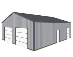 Bemidji Post Frame Building 30'W x 40'L x 10'H Material List at Menards®