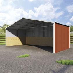 VersaTube® 24'W x 12'L x 7.5'H Loafing Shed Material List at Menards®