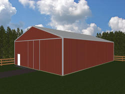 40'W x 60'L x 14'H Agricultural Post Frame Building Material List at ...