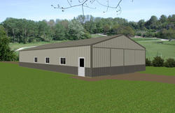 30'w X 64'l X 10'h Agricultural Post Frame Building Material List At 