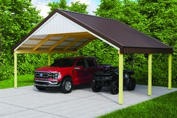 25'W x 18'L x 8'H Pro-Port™ Surface Mounted Posts Material List at Menards®