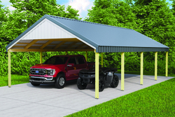 21'W x 36'L x 8'H Pro-Port™ Surface Mounted Posts Material List at Menards®