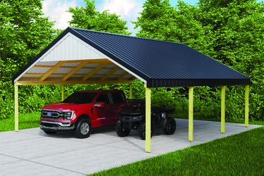 25'W x 27'L x 8'H Pro-Port™ Surface Mounted Posts Material List at Menards®