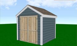 EZ Build® 8 x 8 Gable Shed Material List at Menards®