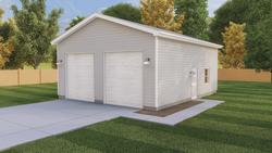 Odessa 2-Car Garage 26' x 32' x 12' Material List at Menards®