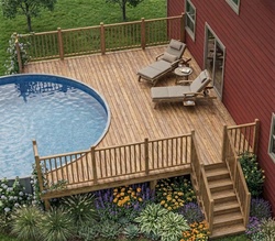 24' x 20' Sun Chaser Pool Deck Material List at Menards®
