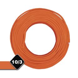 Electrical Cable Copper Electrical Wire Gauge 10/3 - NMD90 10/3 Orange -10M