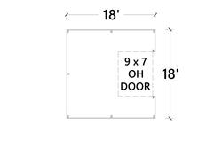 18'W x 18'L x 8'H Pro-Port™ Embedded Posts Material List at Menards®