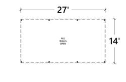 14'W x 27'L x 8'H Pro-Port Embedded Posts Material List at Menards®