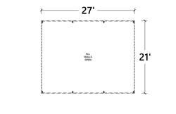 21'W x 27'L x 8'H Pro-Port Embedded Posts Material List at Menards®