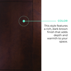 KLËARVŪE Cabinetry® Malmö Mocha Large Vanity - Cabinets Only at