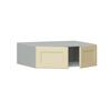 KLËARVŪE Cabinetry® 30" W x 24" D x 10" H Linsell® Ivory Wall Cabinet