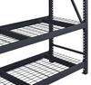 Performax® 18' 10"W x 72"H x 24"D Black 6-Shelf Racking System
