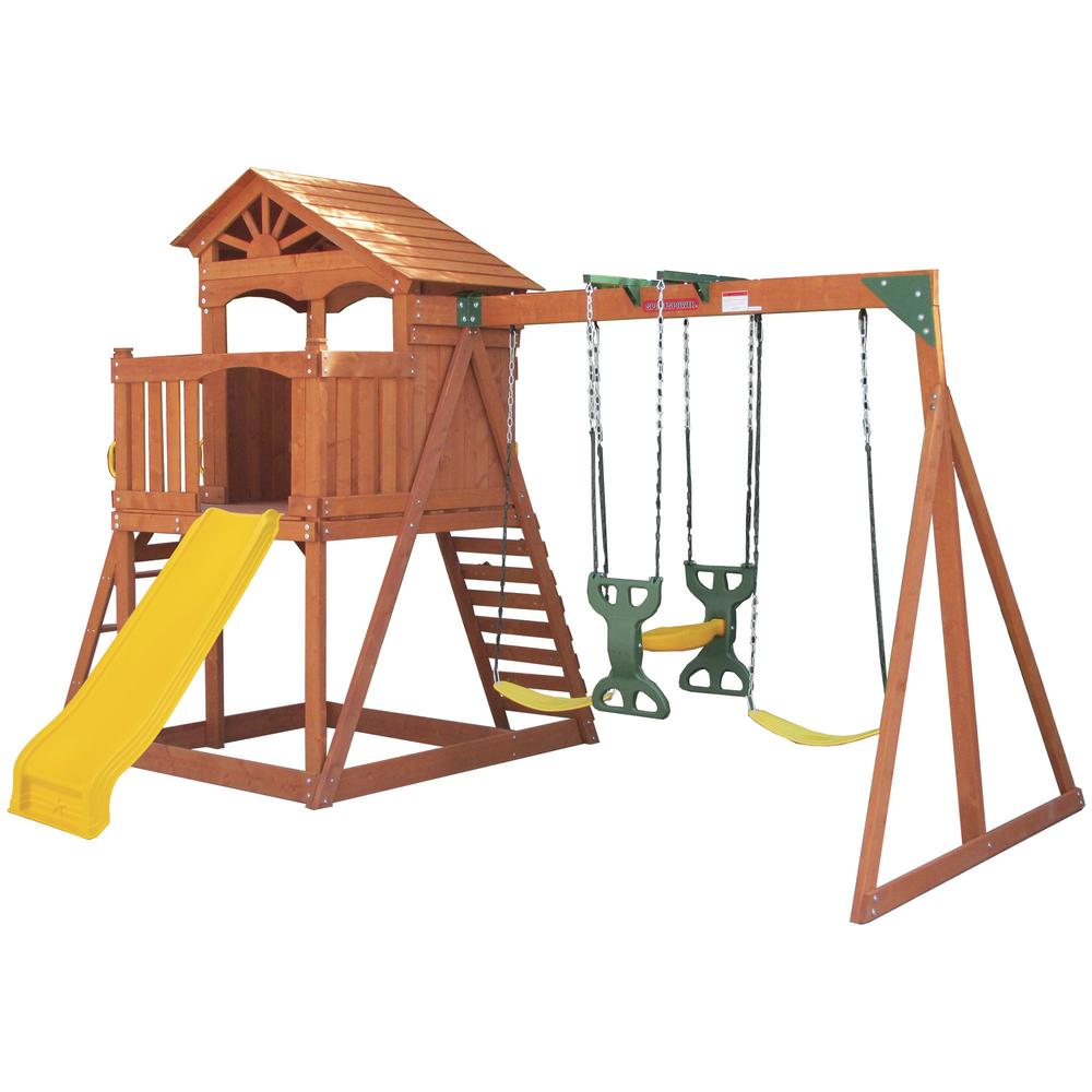 Slide Menards Playhouse Kidkraft Highline Retreat Kidkraft