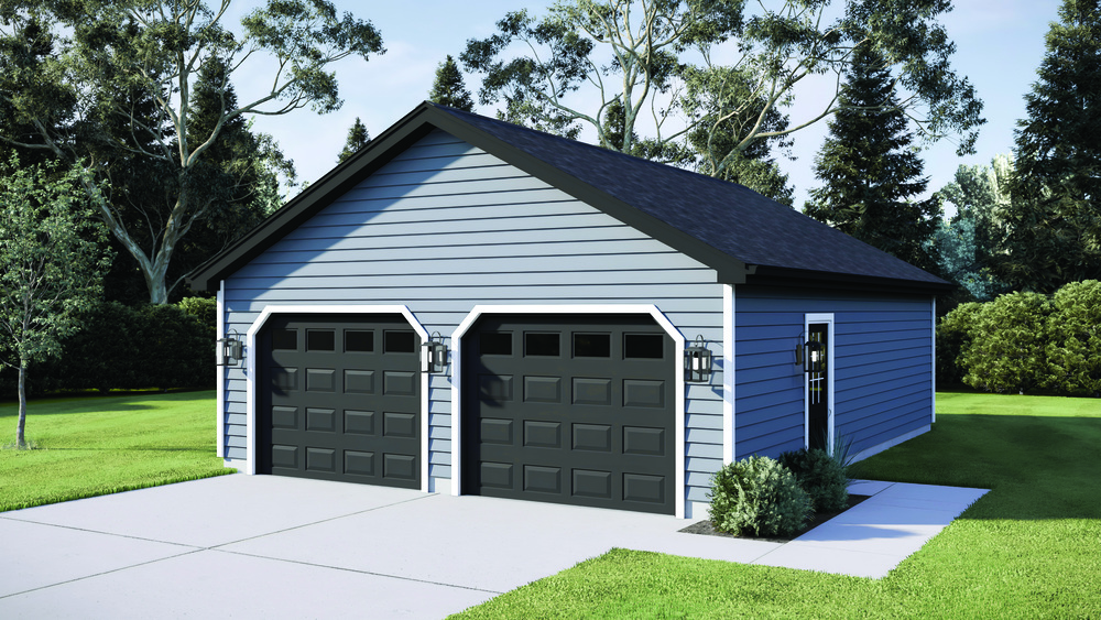 Dexter 2-Car Garage 24' x 32' x 8' Material List at Menards®