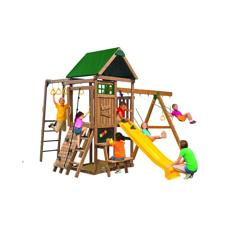 Wooden Swing Sets Menards Playground Slide Swing Set Menards