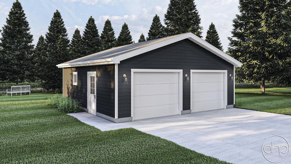 Eleanor 2-Car Garage 26' x 26' x 8' Material List at Menards®