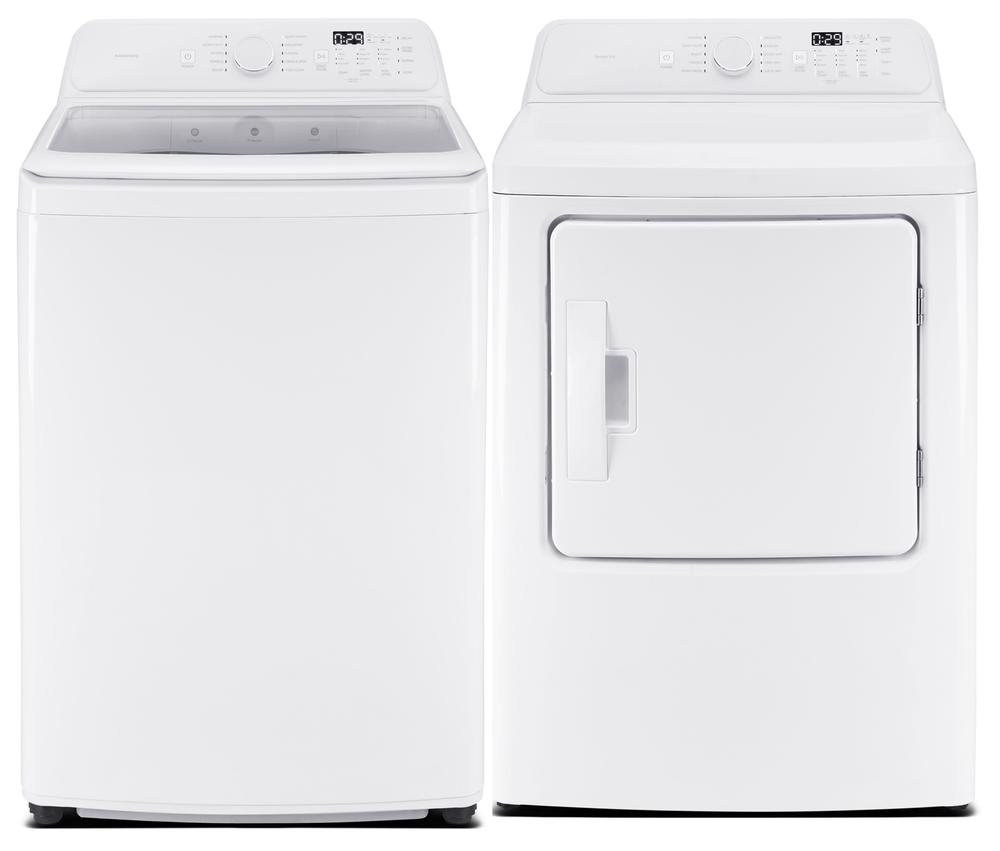 Criterion® White Top-Load Washer & Electric Dryer Set