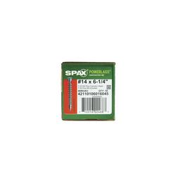SPAX 50Pc Timber Construction T-STAR Plus T40 Screws, 8 X 240mm, Partial Thread, Flat