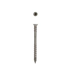 10 X 1-1/2 Stainless Steel Deck Screw, Square Drive (1-lb)