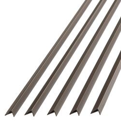 Fasade® 4' PVC Argent Bronze J-Trim - 5 Pack