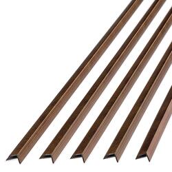 Fasade® 4' PVC Bermuda Bronze Outside Corner Trim - 5 Pack