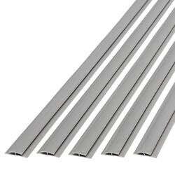Fasade® 4' PVC Argent Bronze Wall Panel Divider Trim - 5 Pack