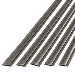 Fasade® 4' PVC Antique Bronze Wall Panel Divider Trim - 5 Pack