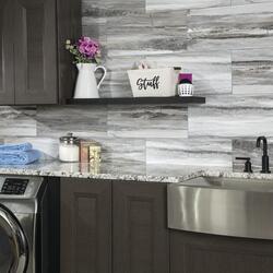  Palisade 23.2 in. x 11.1 in. Interlocking Vinyl Wall/Backsplash  Panels in Hermitage Granite (10 Pack) : Everything Else