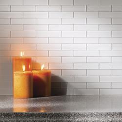 Peel and Stick Matted Glass Backsplash Tiles - Aspect