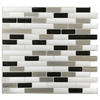 Tack Tile™ Small Mosaic Brown Peel & Stick Vinyl Backsplash Tiles - 3 Pack