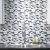Tack Tile™ Small Mosaic White Peel & Stick Vinyl Backsplash Tiles - 3 Pack