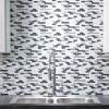 Tack Tile™ Small Mosaic White Peel & Stick Vinyl Backsplash Tiles - 3 Pack