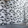 Tack Tile™ Small Mosaic White Peel & Stick Vinyl Backsplash Tiles - 3 Pack