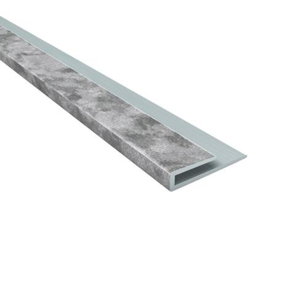 Fasade® 4' PVC Chrome J-Trim