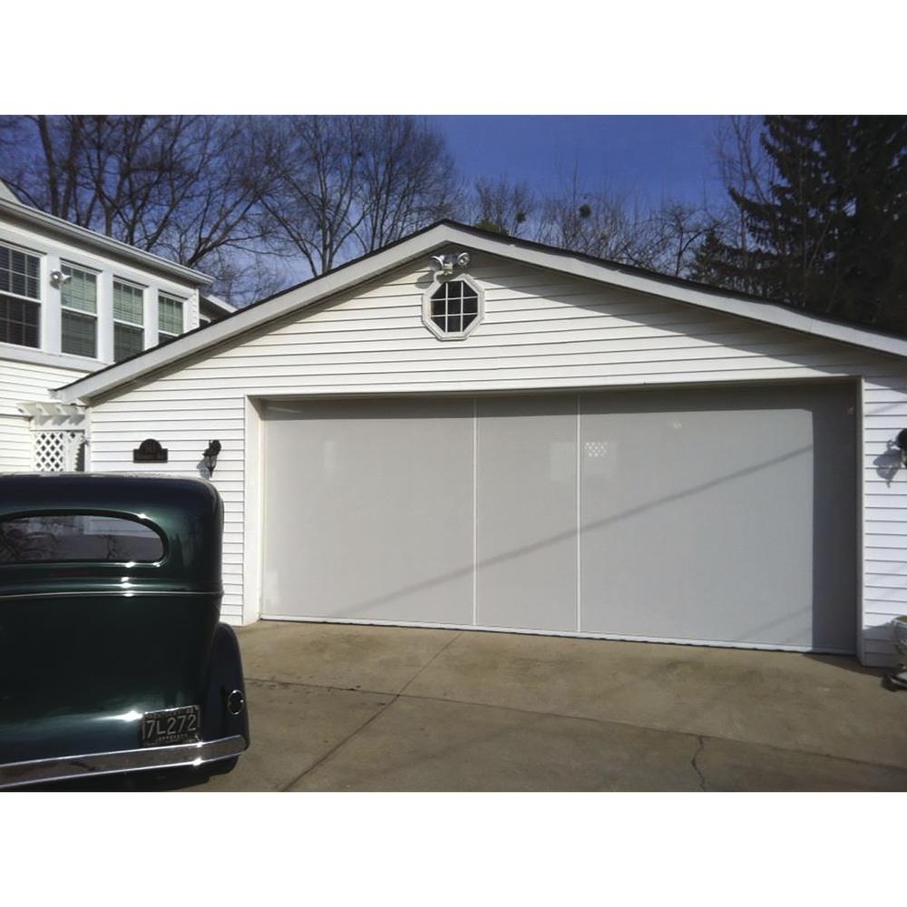 Lifestyle® Screens 6' W x 7' H Garage Door Screen with White Frame, White Superscreen & Passage Door Lifestyle® Screens 6' W x 7' H Garage Door Screen with White Frame, White Superscreen & Passage Door