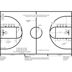 Armstrong Flooring™ Standard Basketball Court VCT Black Flooring Insert ...