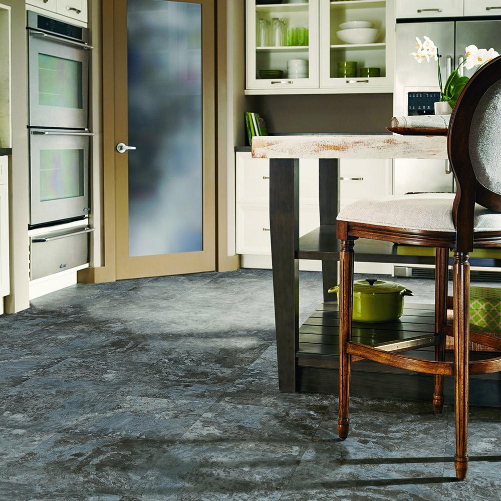 Armstrong® Flooring Park Falls Charcoal Haze 18 x 18 Self-Adhesive Vinyl Tile Armstrong® Flooring Park Falls Charcoal Haze 18 x 18 Self-Adhesive Vinyl Tile