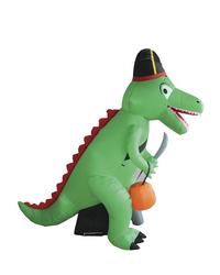 7 Foot Inflatable Pirate Dinosaur Decoration