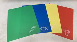 HIC Kitchen Flexible Cutting Board Mat Set, Translucent, Set of 2,  Translucent- 2 Pack - Kroger