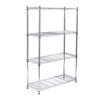Designer's Image™ 36"W x 54"H x 14"D Chrome 4-Tier Commercial Grade Wire Shelving Unit