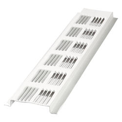 Air Vent White 8' x 2" Continuous Soffit Vent at Menards®