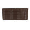 Air Vent 16" x 8" Brown Aluminum Undereave Vent