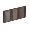 Air Vent 16" x 8" Brown Aluminum Undereave Vent